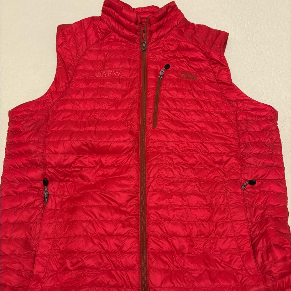 L.L. Bean Women's Bold Red Quilted Vest